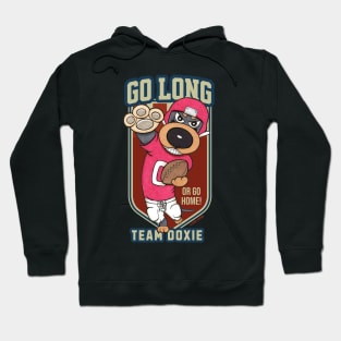 Cute Funny Doxie Dachshund Dog Football Player Hoodie